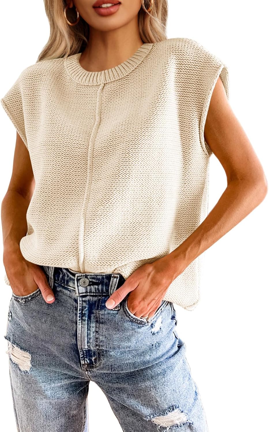 Saodimallsu Womens Summer Cap Sleeve Tops Casual C...