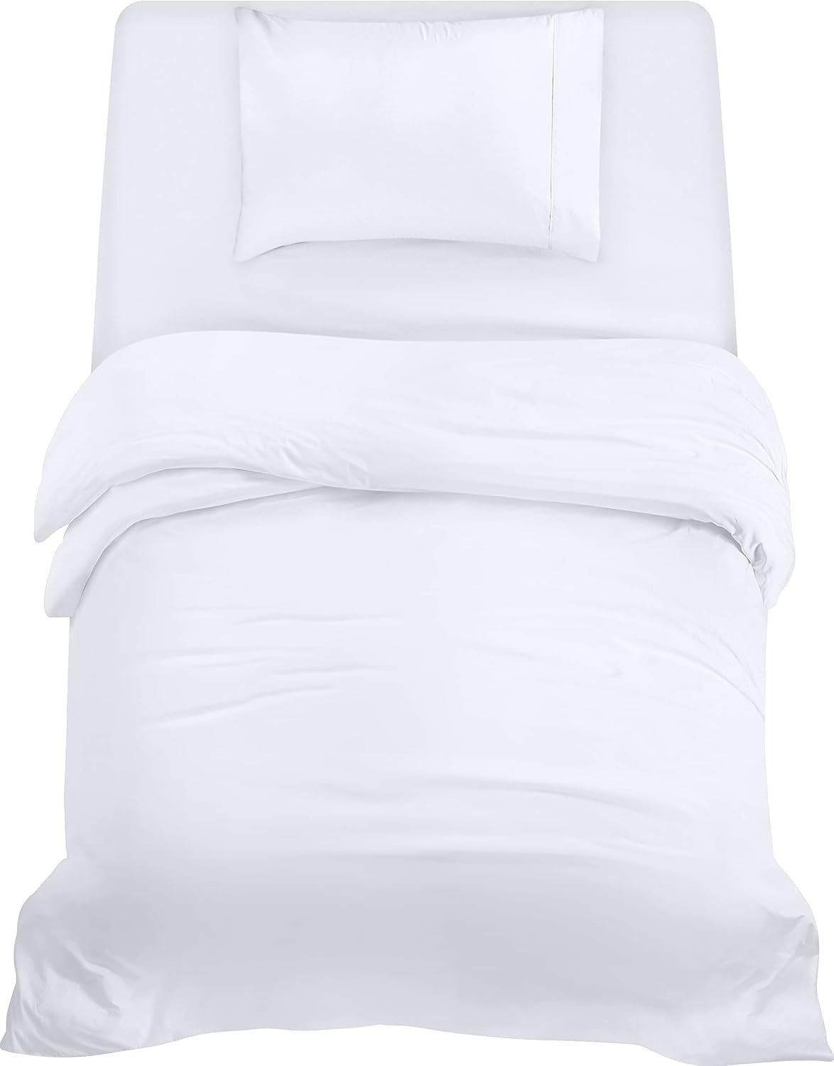 Utopia Bedding 3 Piece Single Bedding Set - Duvet Cover, Fitted Sheet with Pillo...