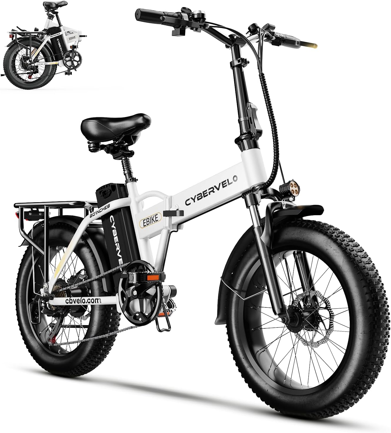 1000W Folding Electric Bike, 48V 20.8AH Large Removable Battery E-Bike, 30+MPH,...