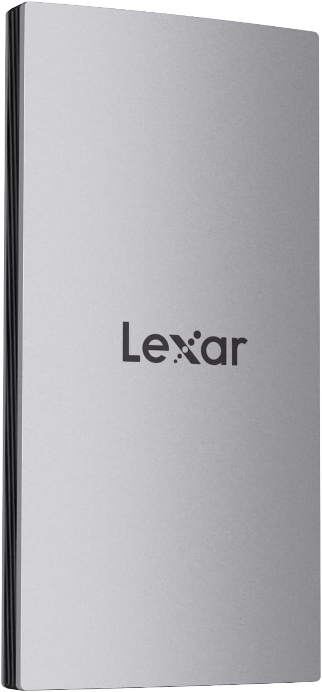 Lexar ES3 External SSD 2TB, USB3.2 Gen2 Portable SSD, PSSD up to 1050MB/s Read,...