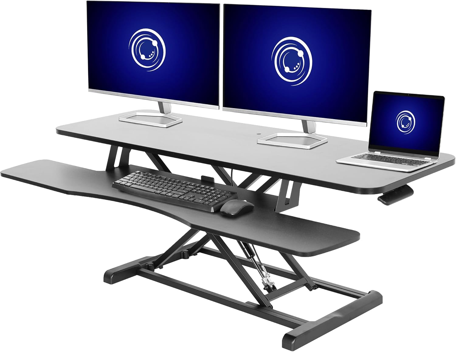 VIVO 48 inch Desk Converter, Special Height Adjustable Sit to Stand Riser, Innov...