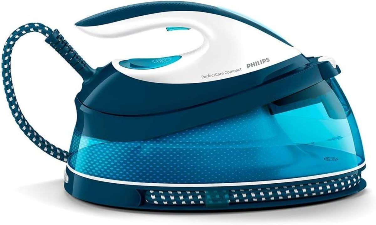 Philips PerfectCare Compact Steam Generator Iron with 400g steam Boost, 2400 W,...