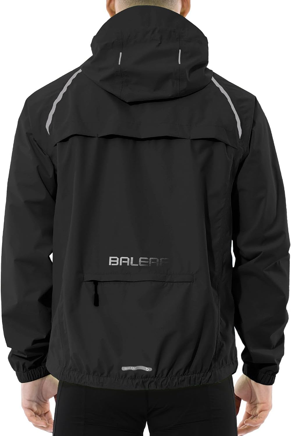 baleaf Men's Rain Jacket Waterproof Windbreaker Running Cycling Golf Hiking Gear...