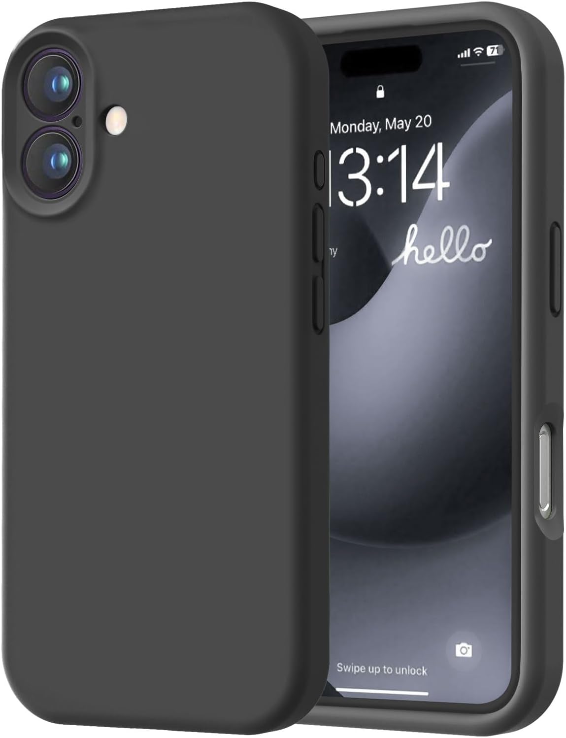 LOVE 3000 Designed for iPhone 16 Case, Premium Silicone with [Soft Anti-Scratch...