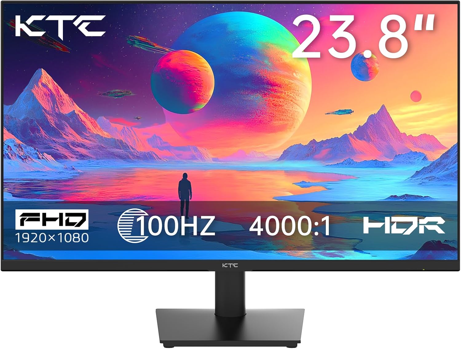 24 inch Monitor - 1080P Monitor, 100Hz FreeSync Gaming Monitor with HDR10,VESA M...