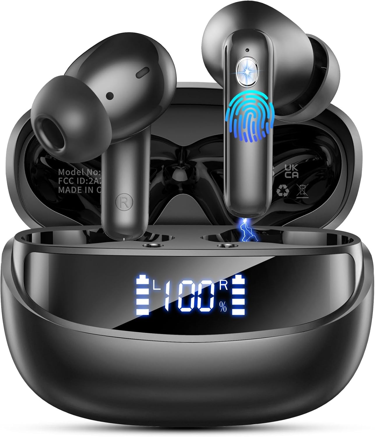 Wireless Earbuds Bluetooth Headphone, Special Bluetooth 5.4 Earbuds with Noise C...