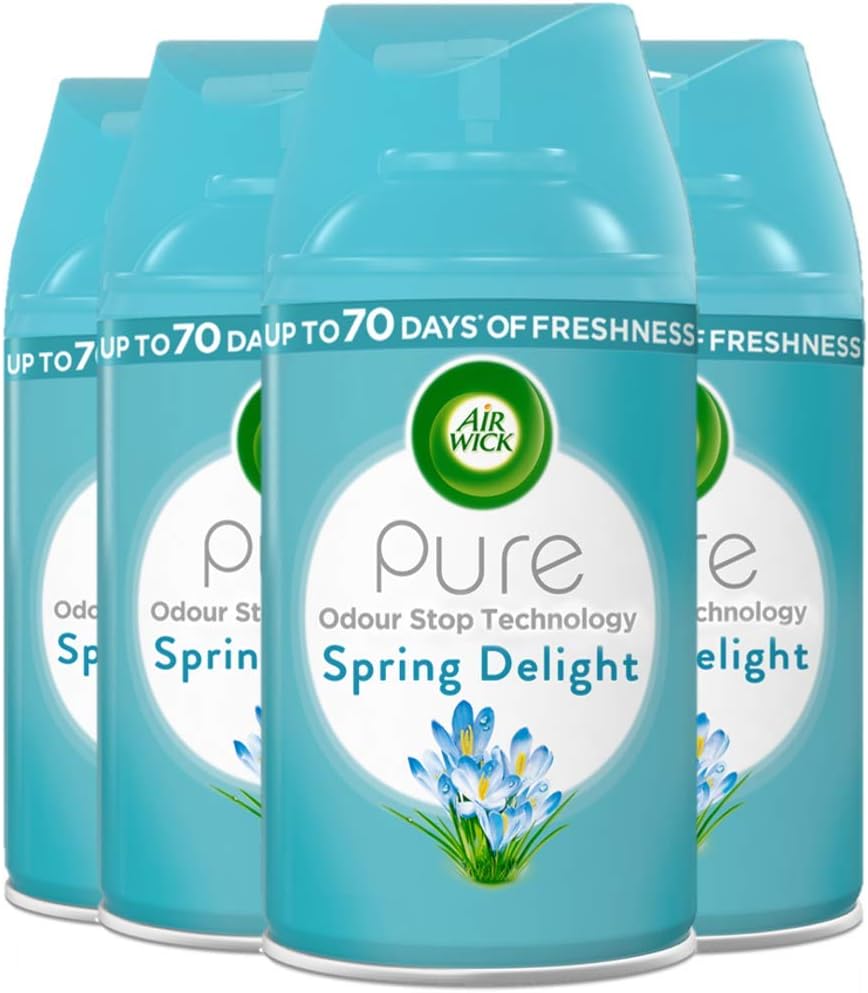 Air Wick Automatic Air Freshener Freshmatic Spray Refills, Spring Delight, Pack...
