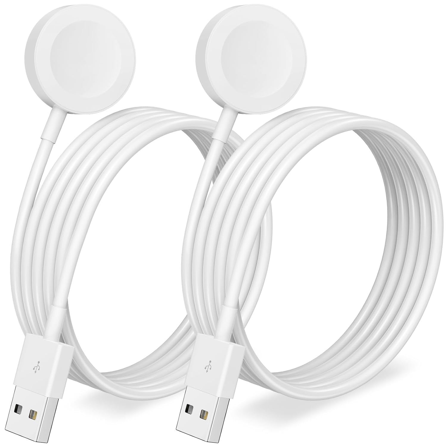 2Pack Upgraded for Apple Watch Charger USB Magnetic Wireless Fast iWatch Charger...