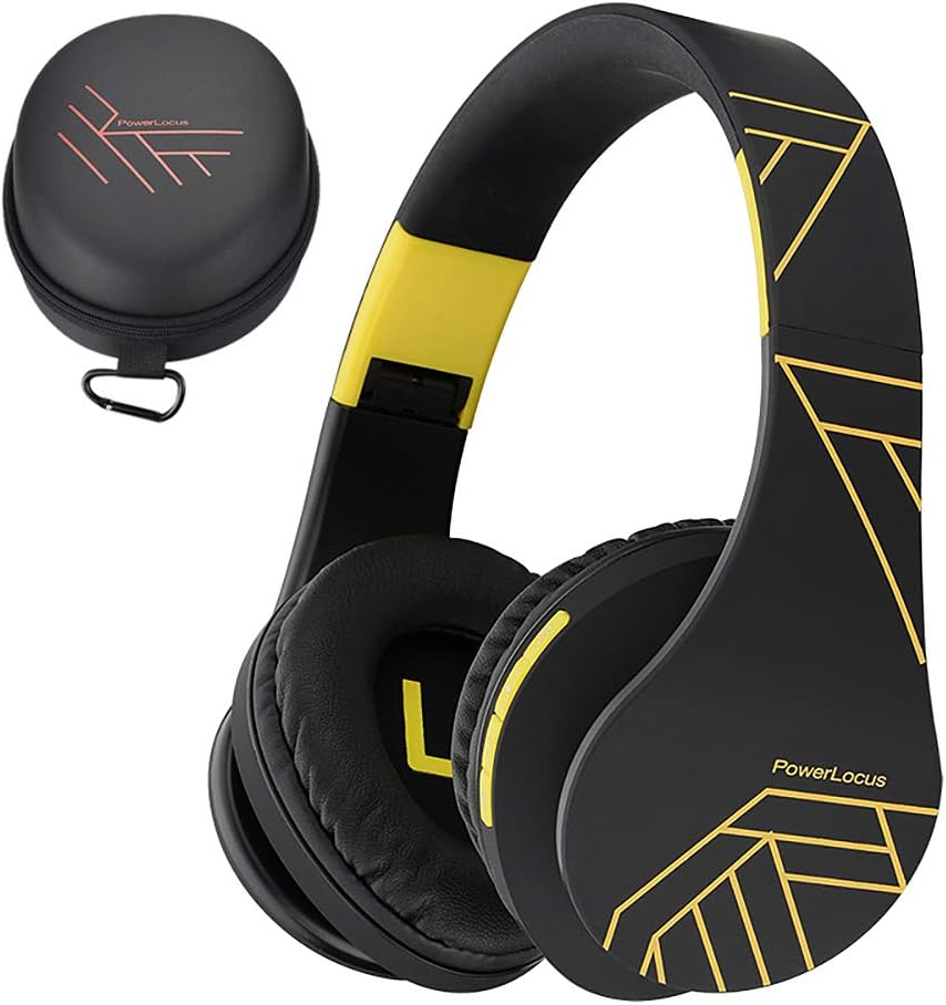 PowerLocus Over-Ear Headphones, Innovative Bluetooth Stereo Foldable Headphones,...