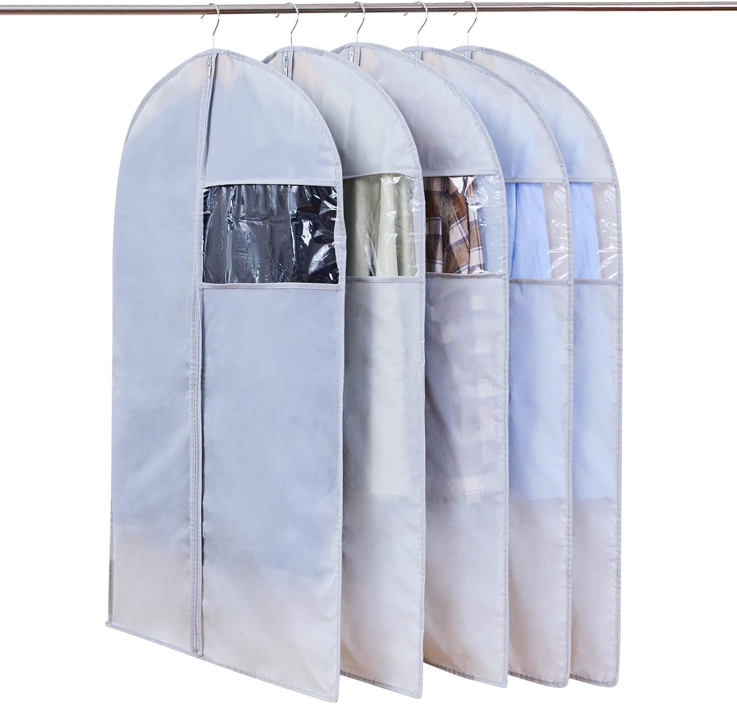 Niviy Garment Cover Bags, Special Transparent Observation Window Clothes Covers,...