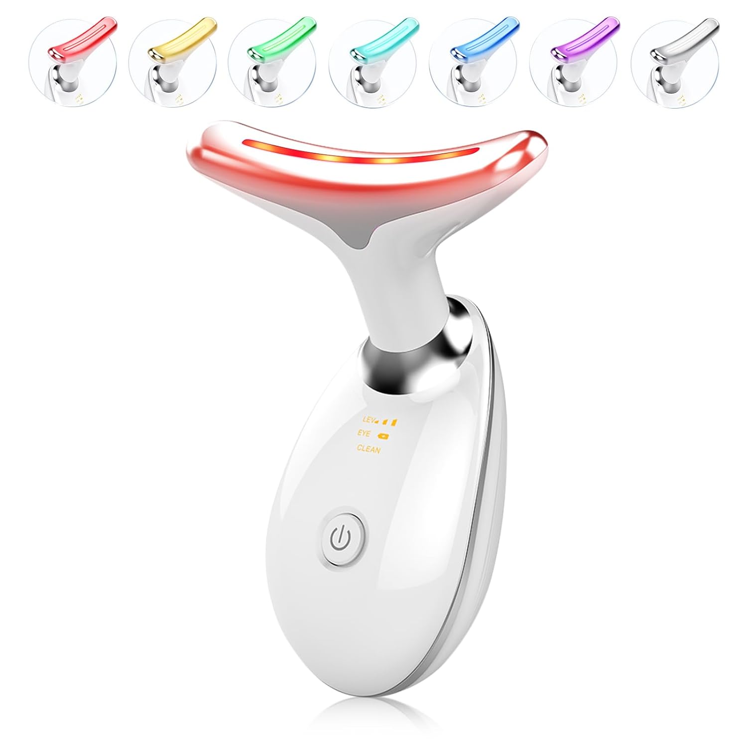 Light Based Multifunctional Facial Massager, 7 Color Portable Face Massager Tool...