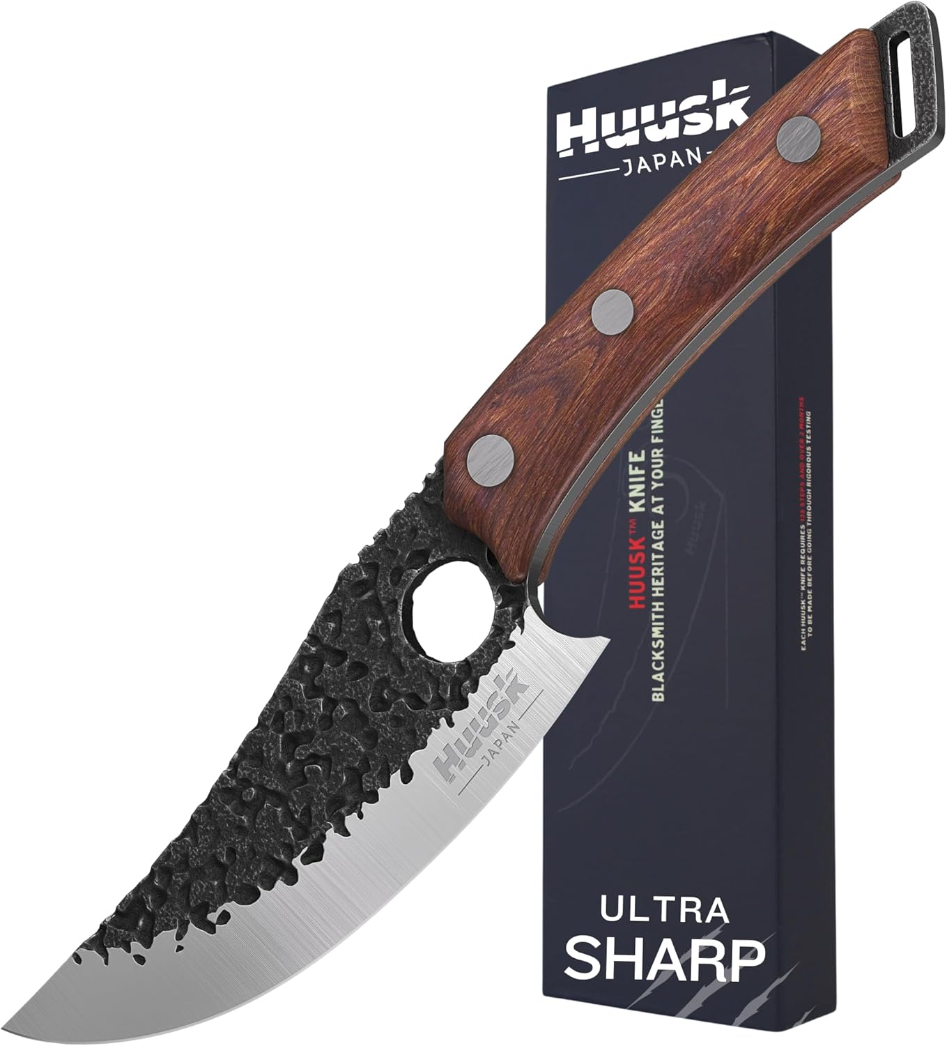 Huusk Chef Knife 11 inch, Kitchen Knive for Cutting, Boning, Chopping. Japanese...