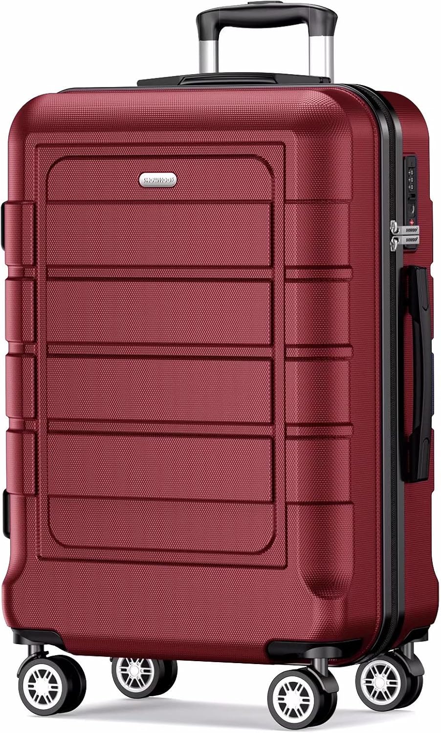SHOWKOO Suitcase, Special Large 28-Inch Expandable PC ABS Hard Shell Luggage, In...