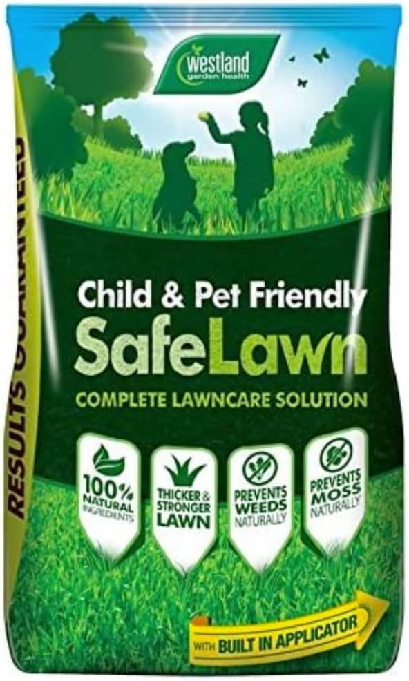 Westland SafeLawn Child and Pet Friendly Natural Lawn Feed 400 m2, Green, 14 kg