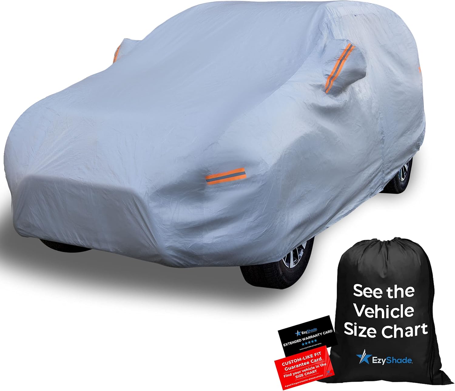 Premium EzyShade SUV Car Cover, High-Quality Waterproof All Weather Cover, Heavy...