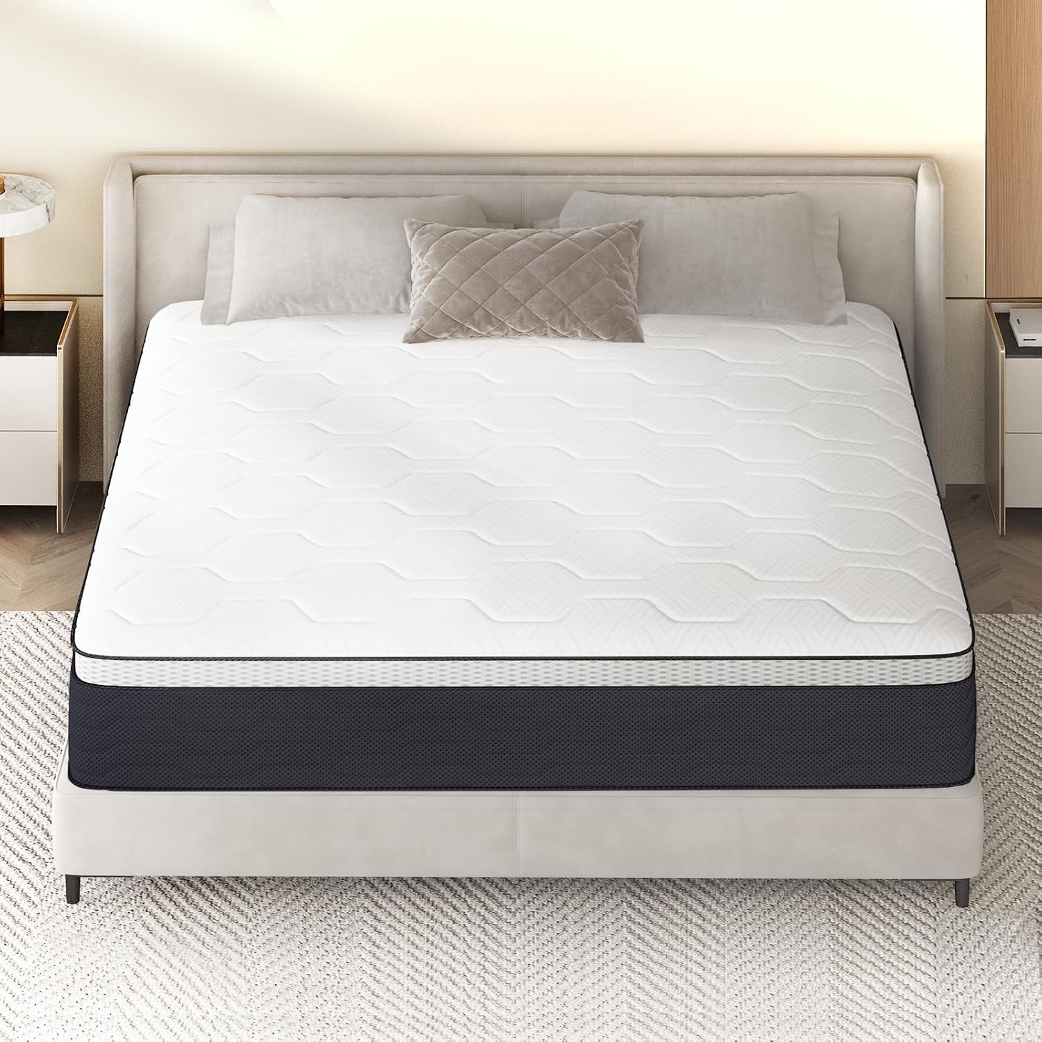 Z-hom Queen Mattress, Special Medium Firm Mattress with 12 Inch Gel Memory Foam,...