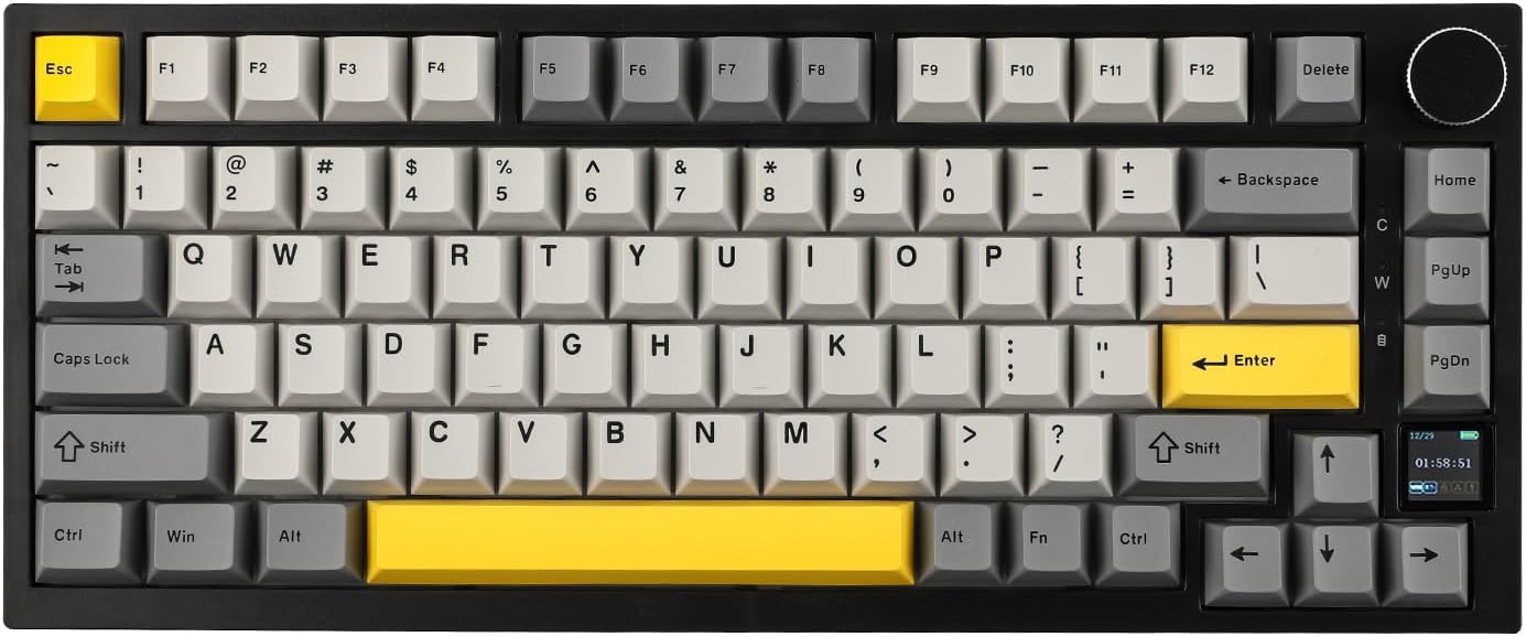 EPOMAKER Ajazz AK820 Pro, Special 75% Gasket-mounted Mechanical Keyboard, Innova...