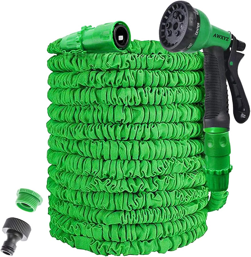High-Quality Expandable Garden Hose, Premium Flexible Hose Pipe with 8 Function...