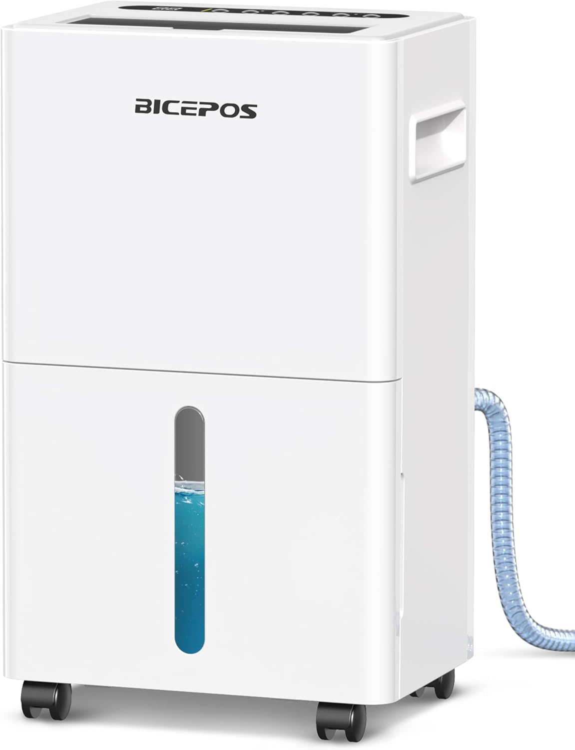 Bicepos 1500 sq.ft Dehumidifier for Basement, 21 Pints Dehumidifiers for Home wi...