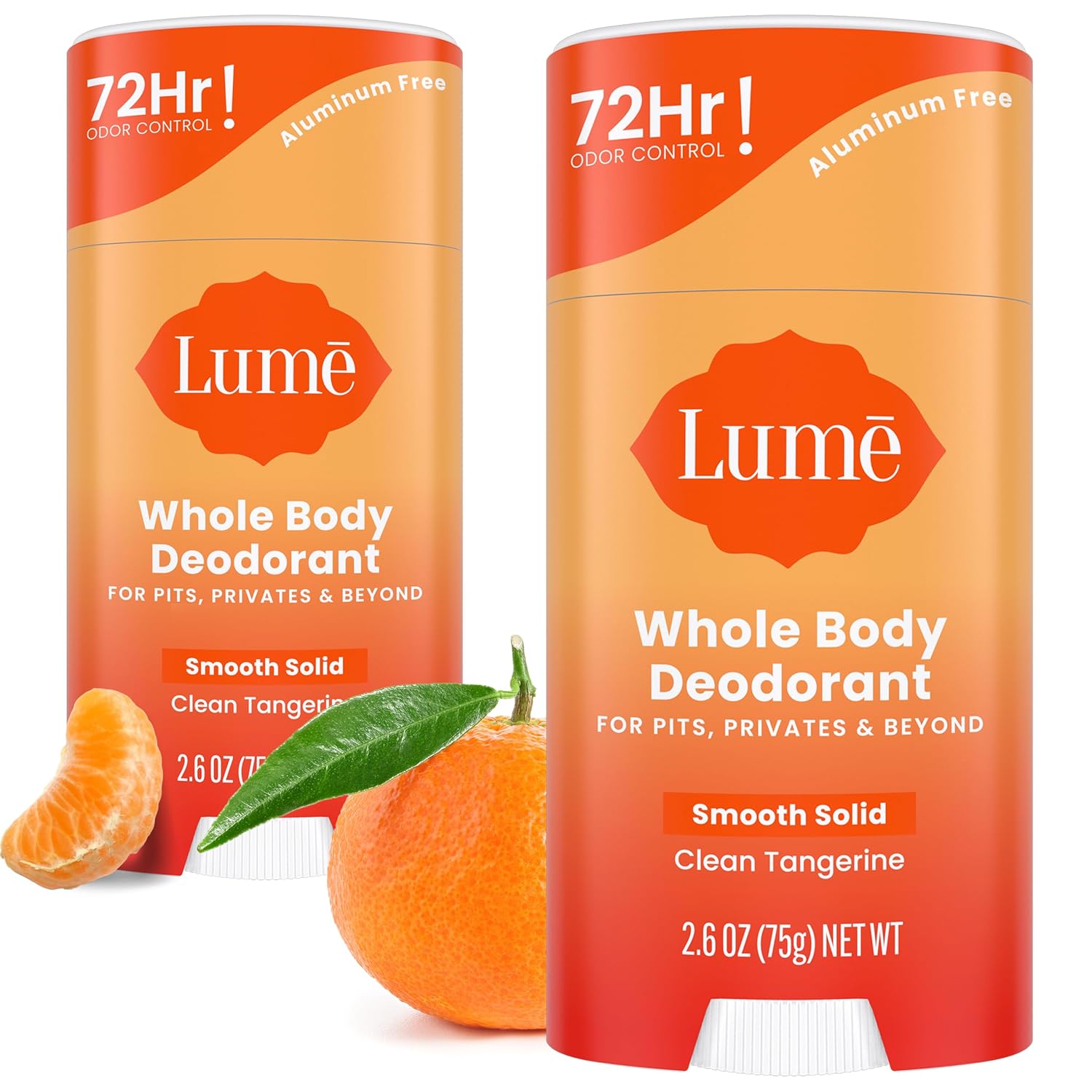 Top Lume Whole Body Deodorant, Reliable Smooth Solid Stick for 72 Hour Odor Cont...
