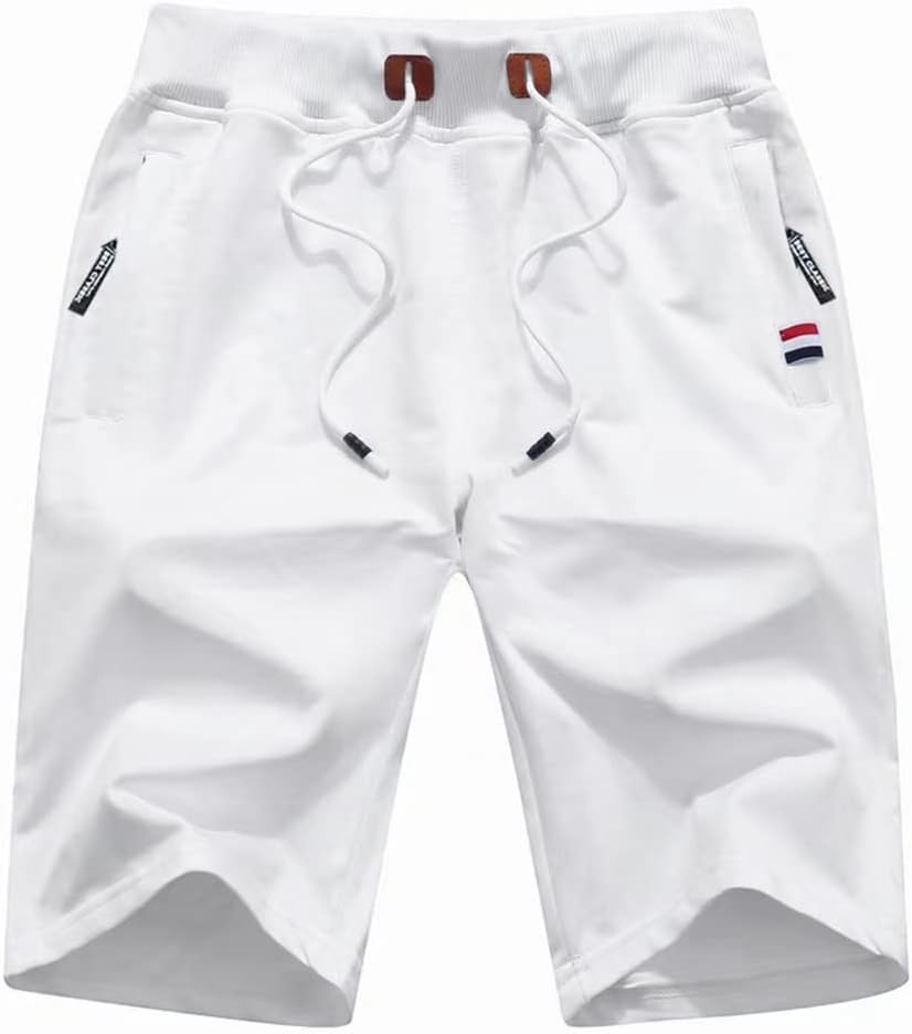 High-Quality JustSun Men's Shorts, Special Casual Sports Joggers with Elastic Wa...
