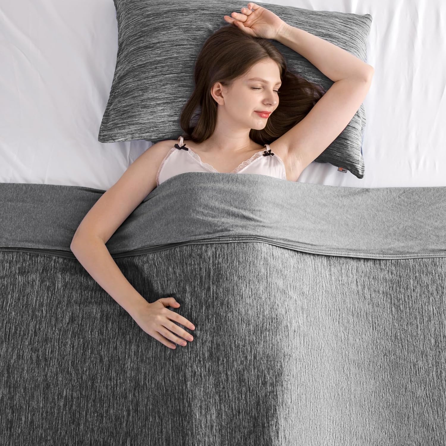 Elegear Cooling Blanket, Special Blanket for Night Sweats, Innovative Cool Fiber...