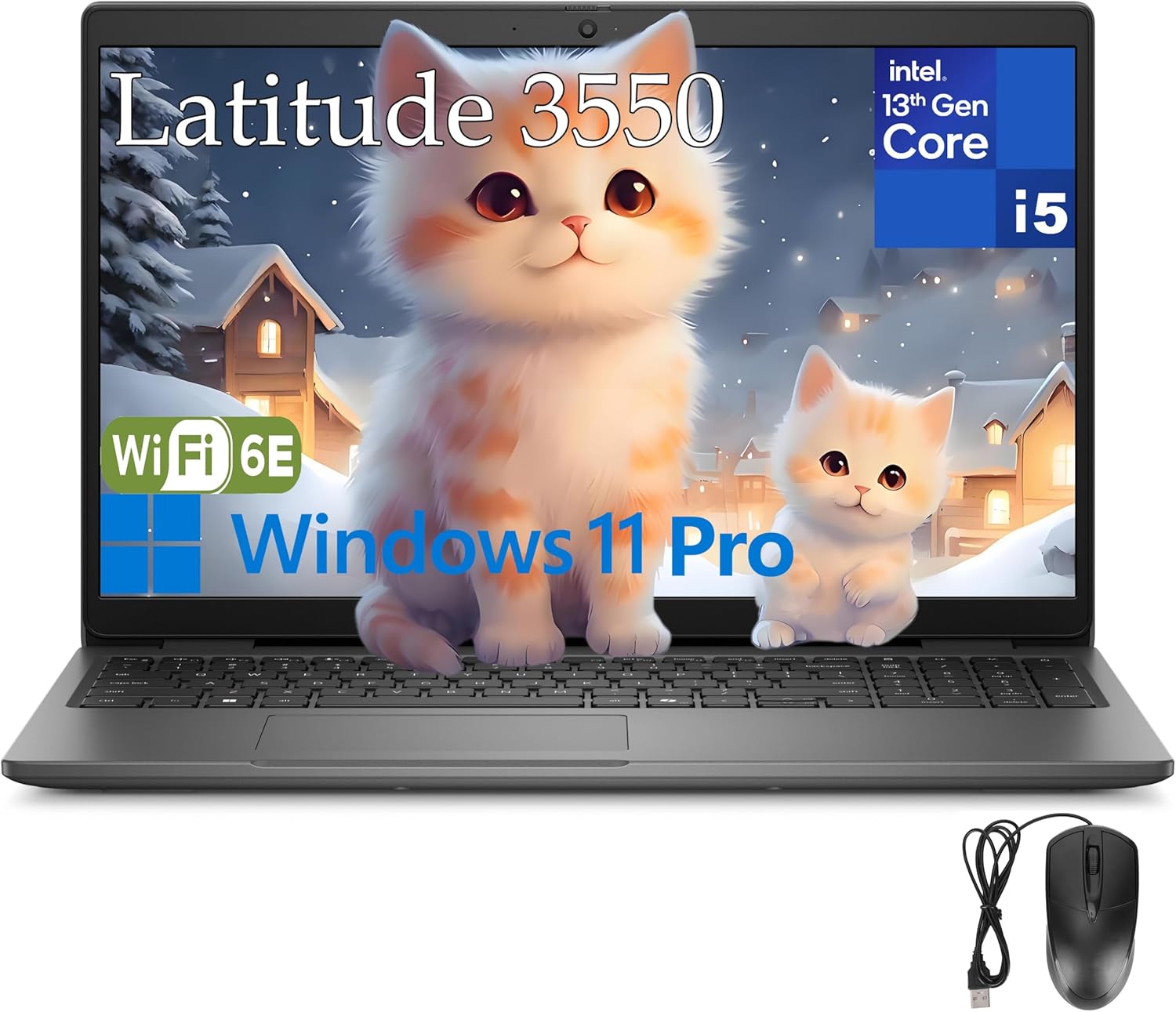 Dell Latitude 3550 Business Laptop Computer, 32GB DDR5 RAM, 1TB PCIe SSD, 13th G...