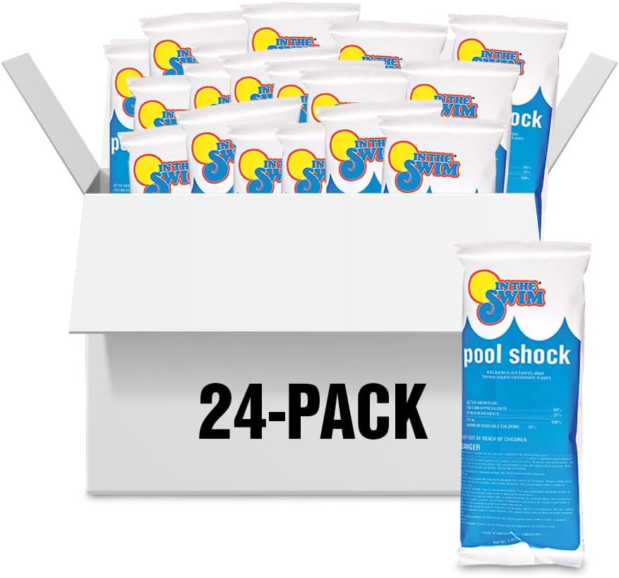 In The Swim Pool Shock – 68% Cal-Hypo Granular Sanitizer for Crystal Clear Water...