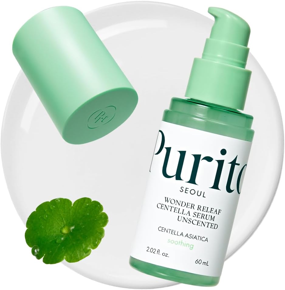 PURITO Centella Unscented Serum, Korean Centella, for All Skin Types, Ampoule, S...