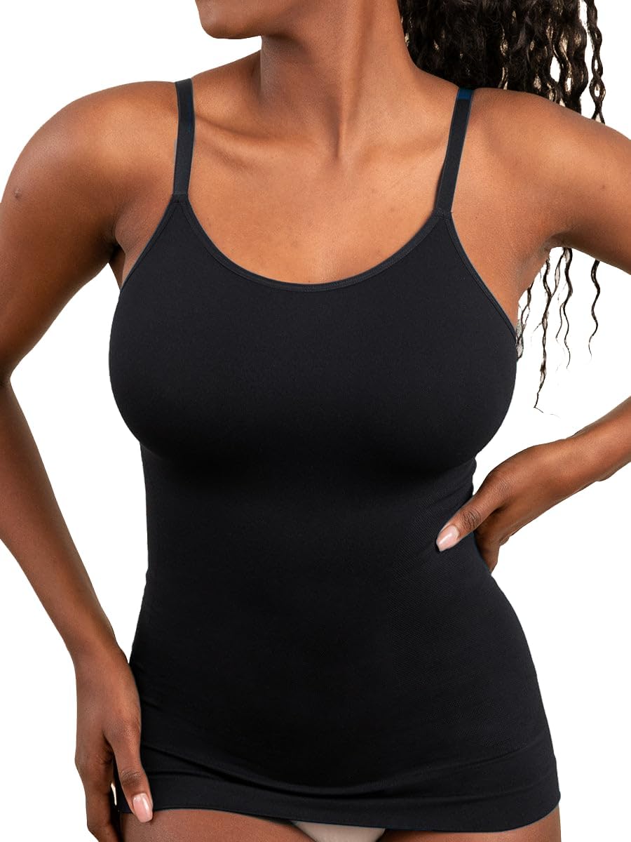SHAPERMINT Womens Tops, Unique Scoop Neck Cami Body Shaper for Women, Innovative...