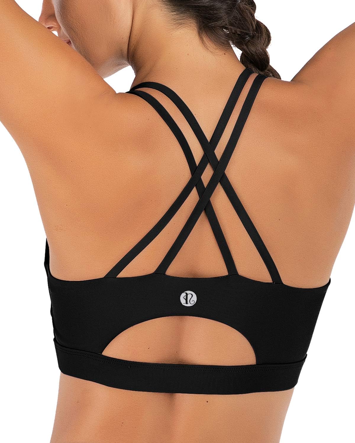 Sports Bras for Women,Padded Sports Bra Tank Top Sexy Crisscross Back High Impac...