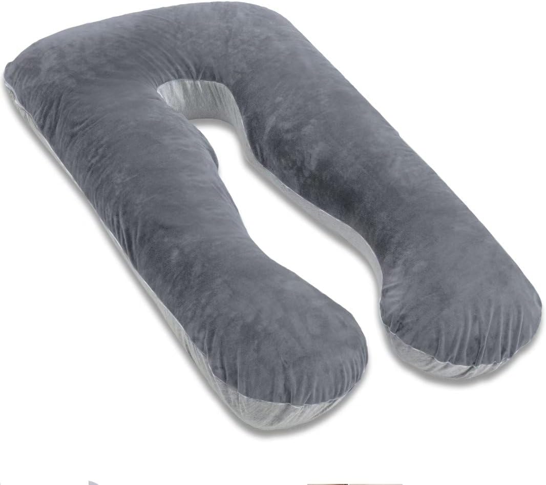 AS AWESLING Pregnancy Pillow, U Shaped Full Body Pillow, Nursing, Support and Ma...