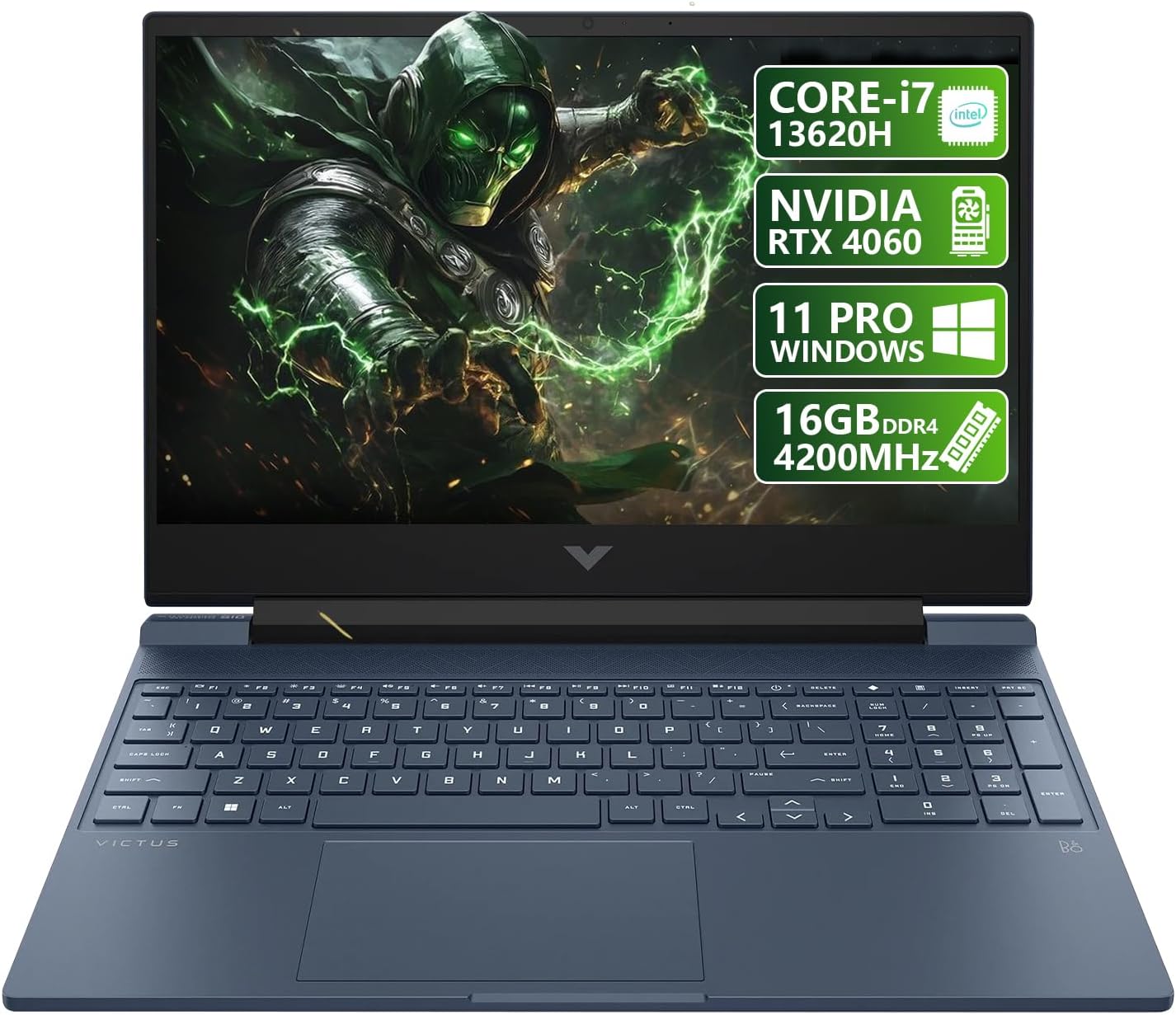 HP Victus 15 Gaming Laptop, 15.6" FHD 144Hz Display Portatil Gamer, Core i7-1362...