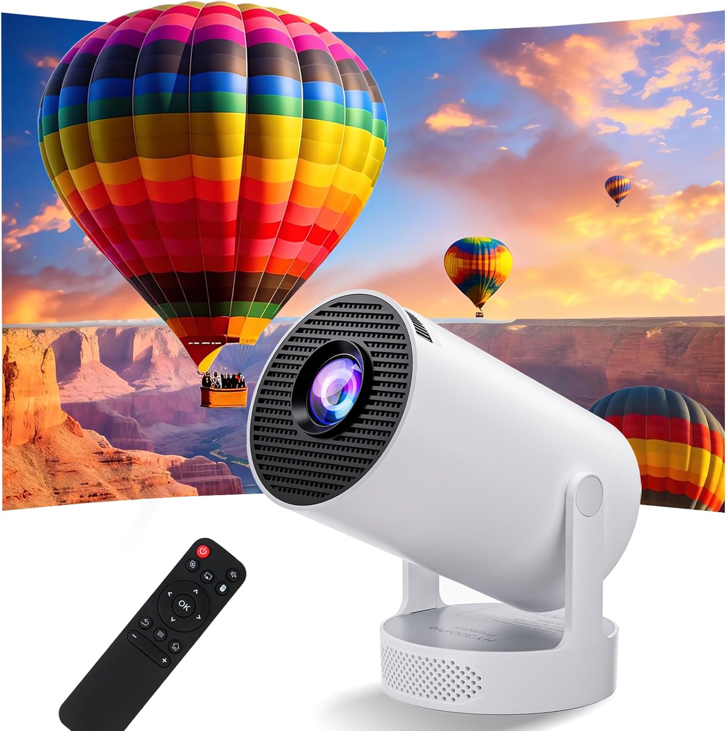 Portable Mini Projector, Unique Projector with WiFi 6 and Bluetooth 5.0, Innovat...