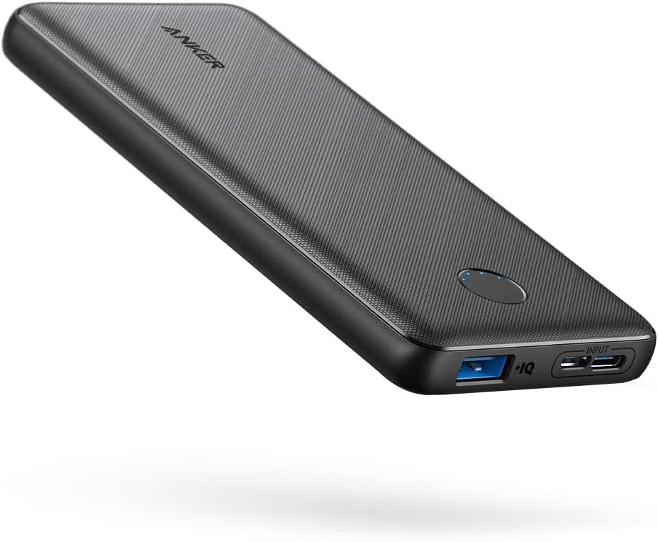Anker Power Bank, 313 Portable Charger (PowerCore Slim 10K) 10000mAh Battery Pac...