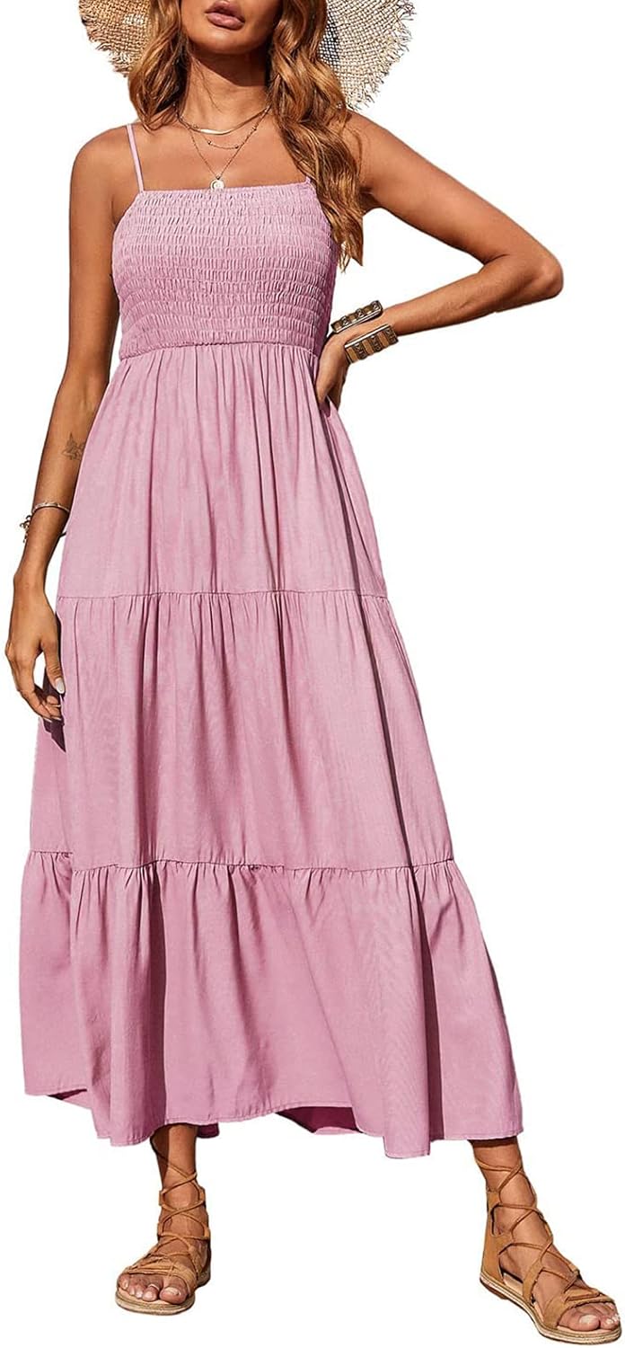 Chic PRETTYGARDEN Women's Summer Maxi Dress, Special Casual Boho Dress with Slee...