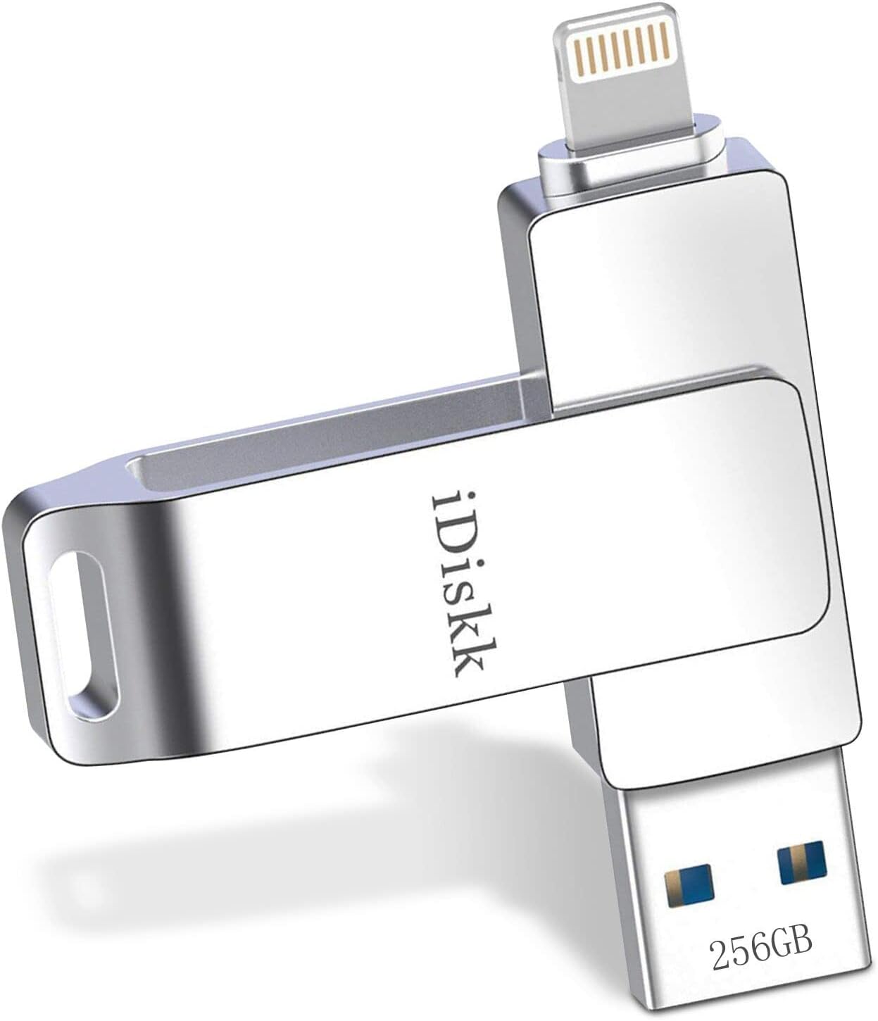 iDiskk MFi Certified 256GB iPhone USB Photo Stick-...