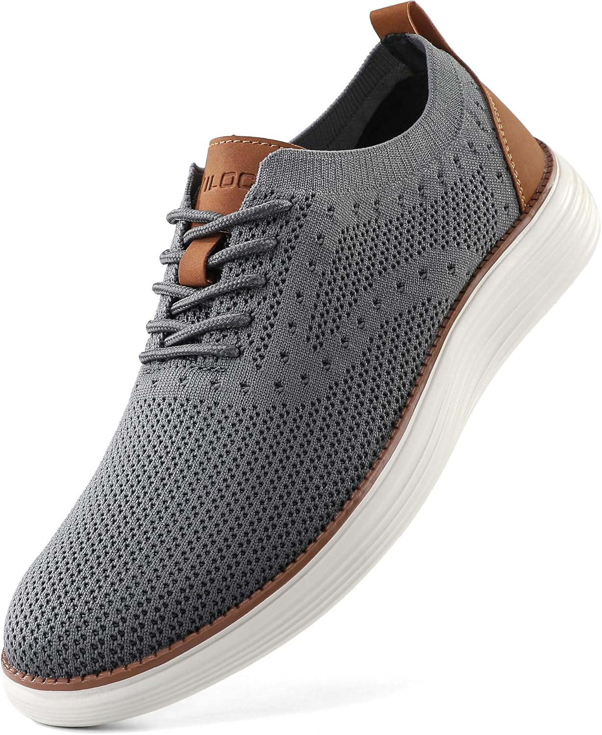 VILOCY Men's Casual Dress Sneakers, Special Oxford Shoes for Business, Innovativ...