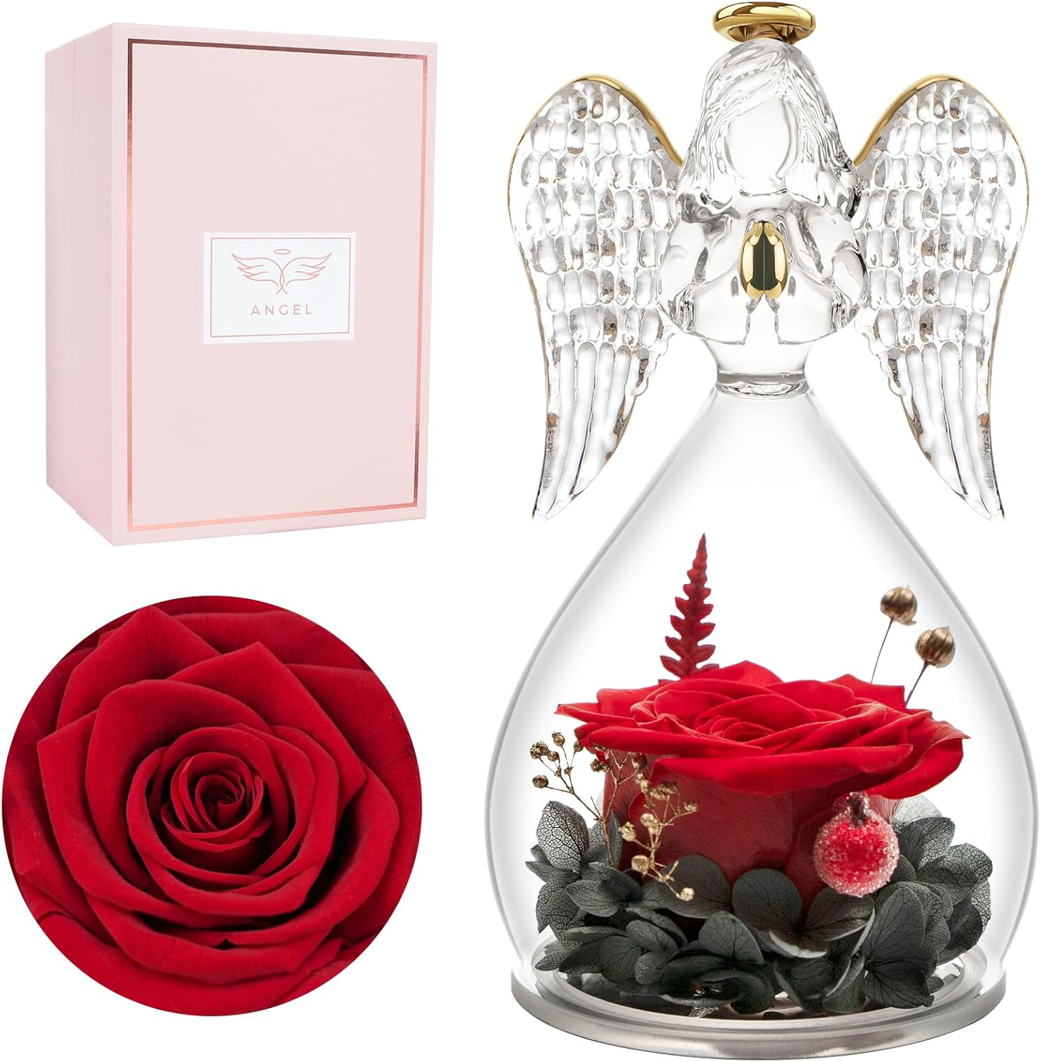 Unique Miofula Preserved Flower Rose, Special Birthday Gifts for Mom, Innovative...