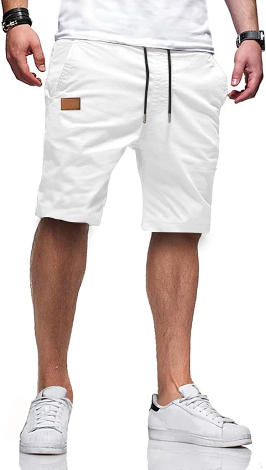 Special JMIERR Men's Casual Shorts, Unique Cotton Drawstring Summer Beach Shorts...
