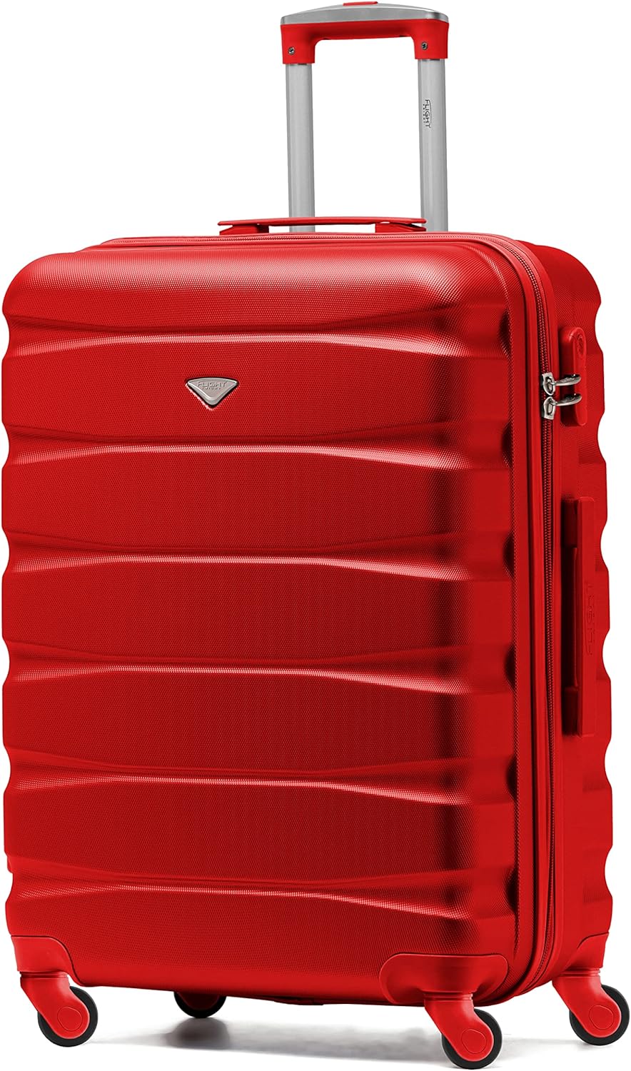 Flight Knight Suitcase, Special Lightweight 4 Wheel ABS Hard Case Approved Suitc...