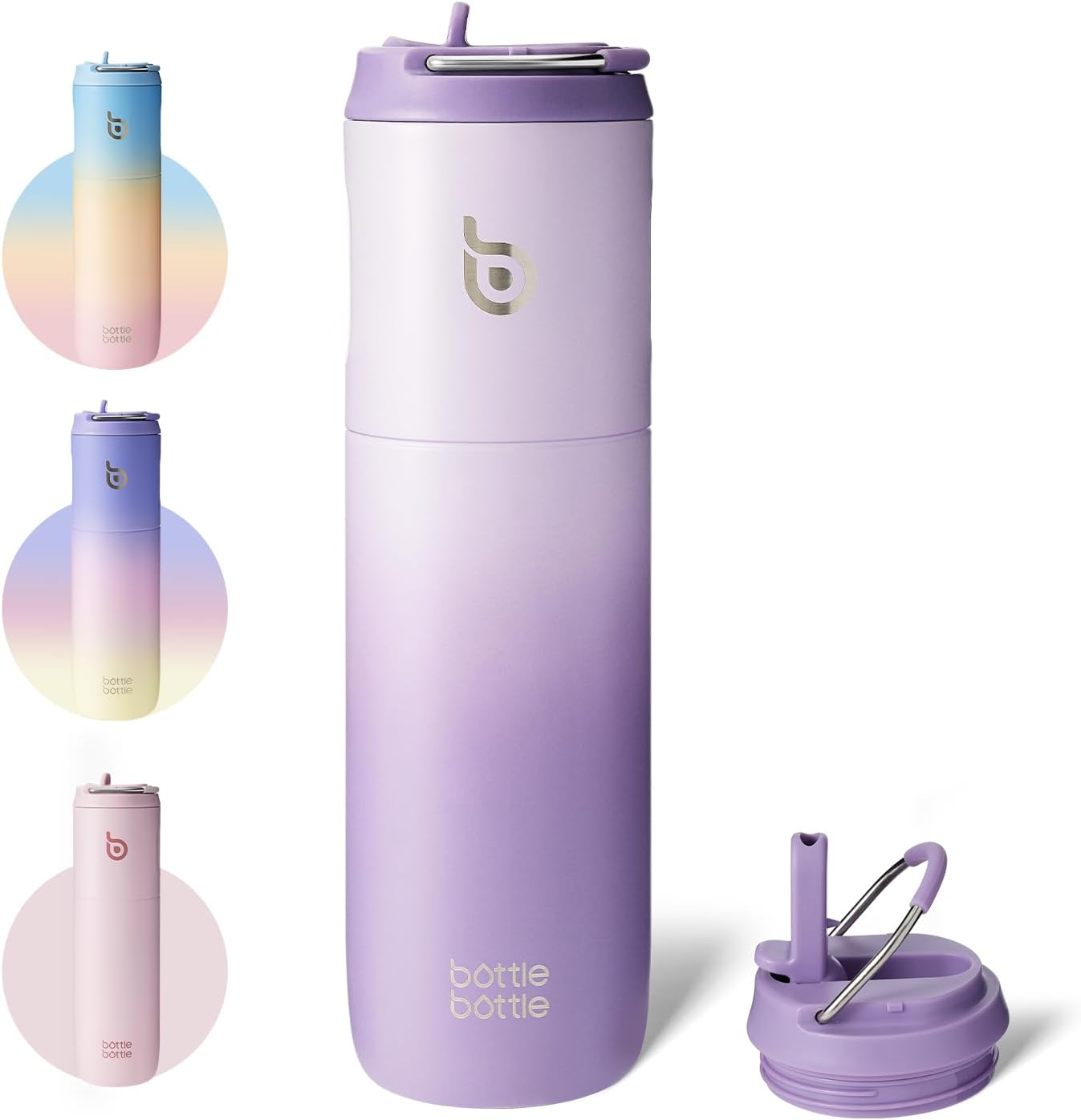 Bottle Bottle Insulated Water Bottle 700ml(24oz) w...