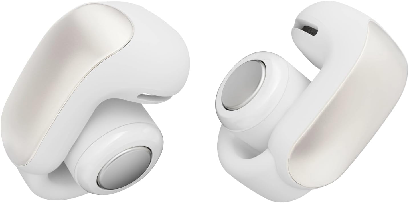 Bose Ultra Open Earbuds, Immersive Audio Open Ear Earbuds, Special Clip on Earbu...