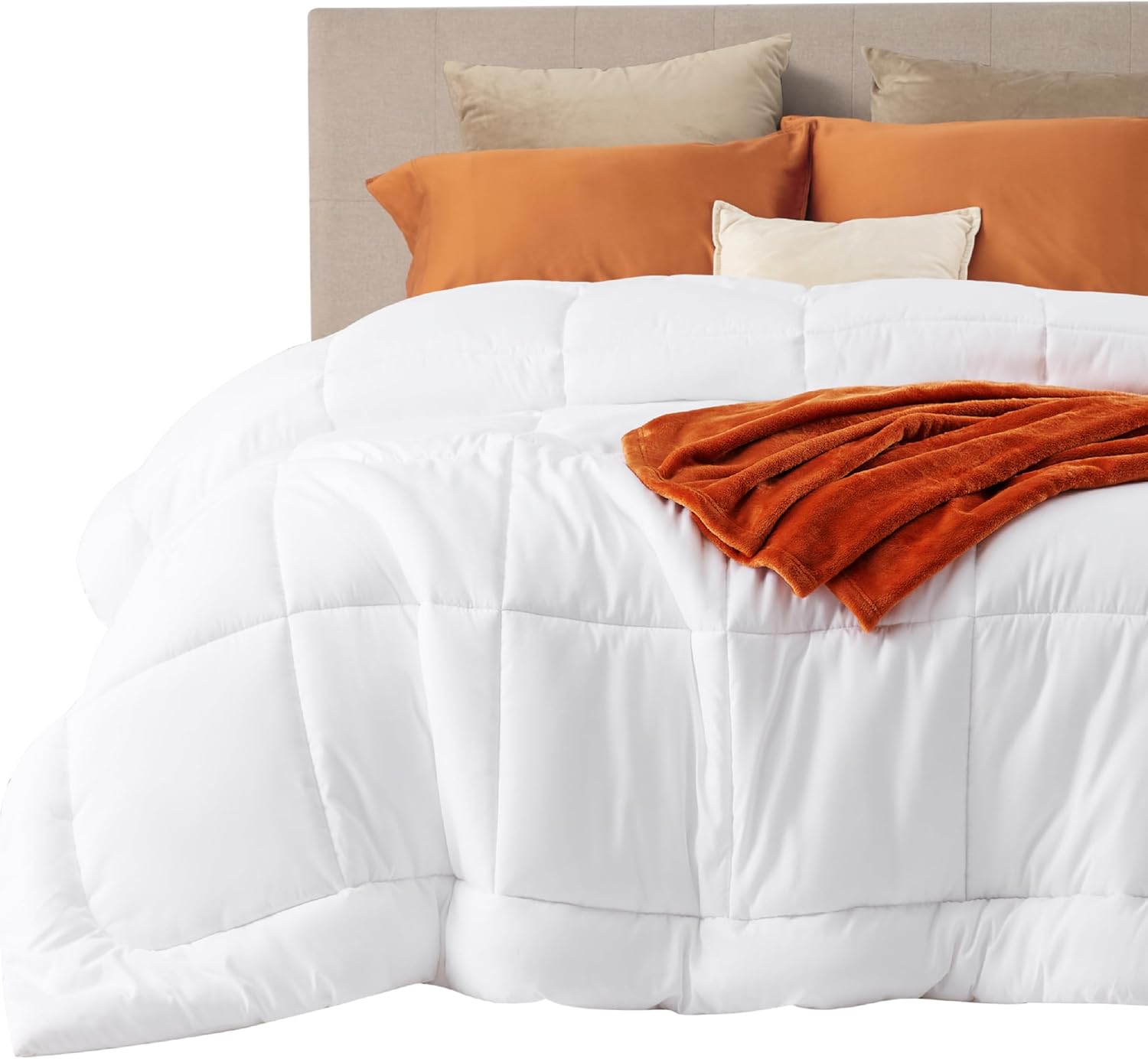 Bedsure Comforter Duvet Insert, Special Quilted Comforters Oversized King Size,...