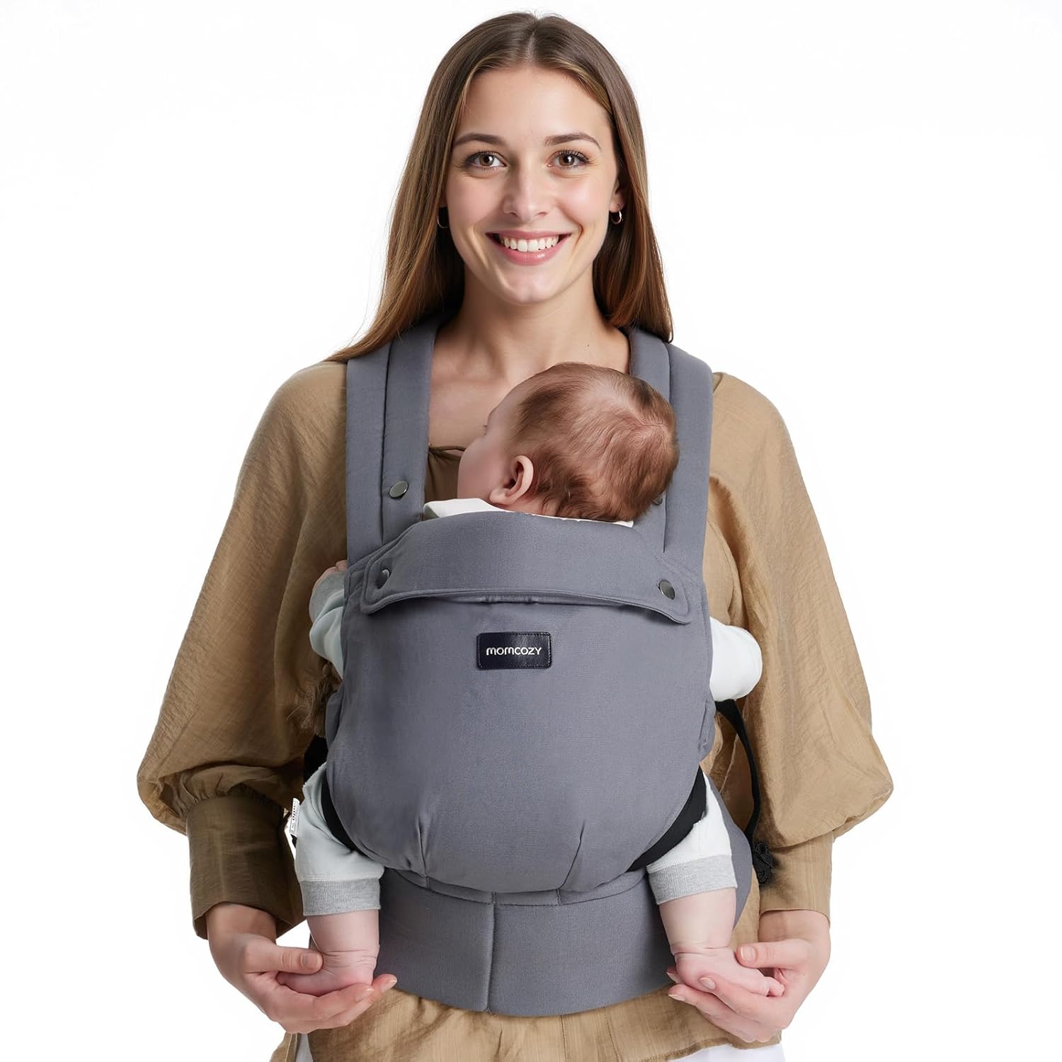 High-Quality Momcozy Baby Carrier, Ergonomic and Cozy Infant Carrier, Lightweigh...