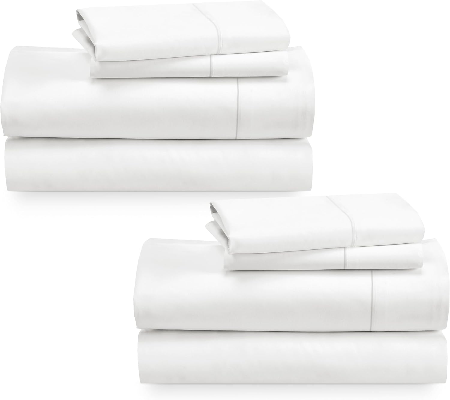 California Design Den Cotton Sheets, Premium Sheet Set with 100% Cotton King Siz...