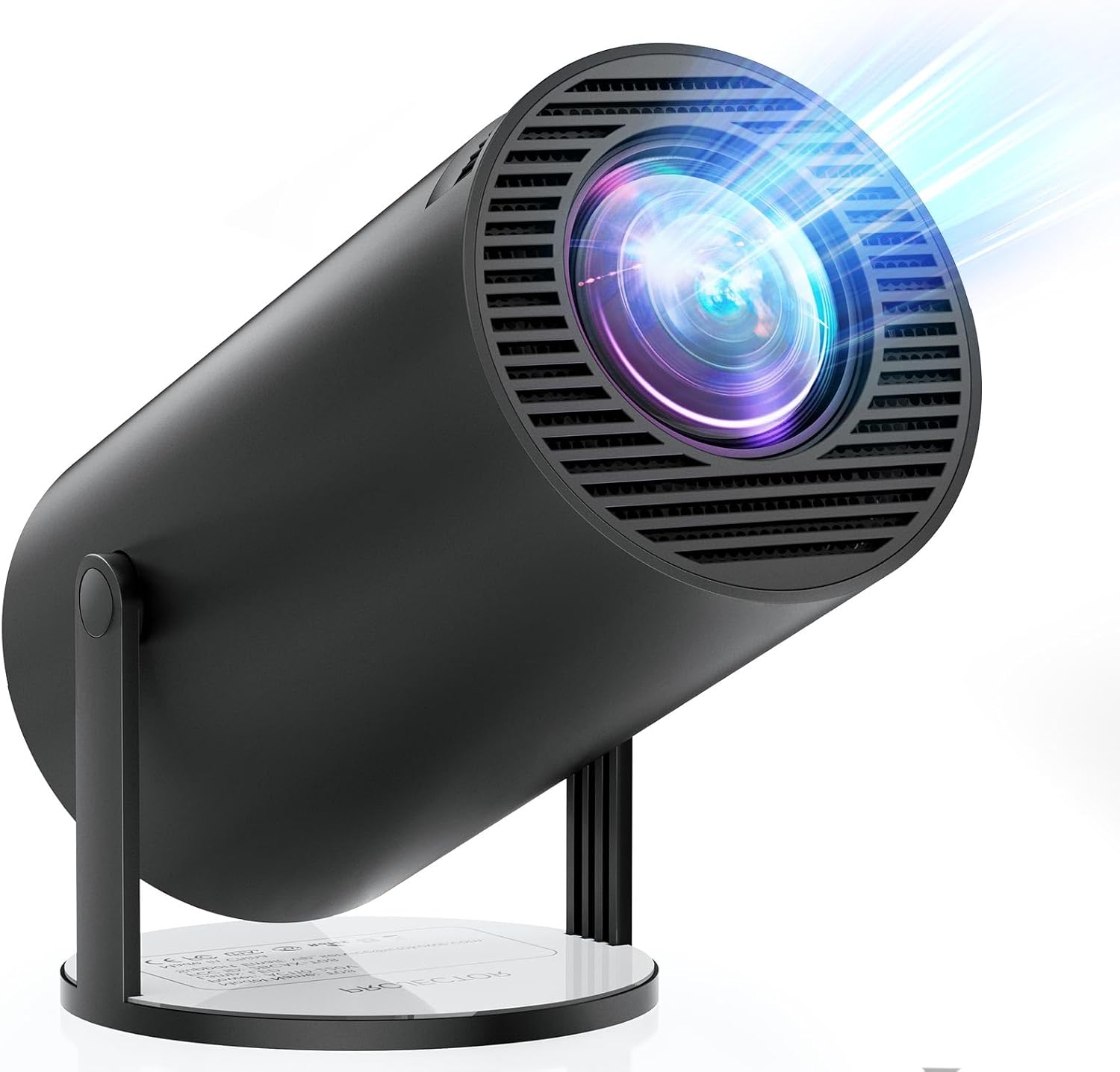 [Built-in Apps & Android 11.0] Mini Projector Portable 18000 Lux Projector 4K Su...
