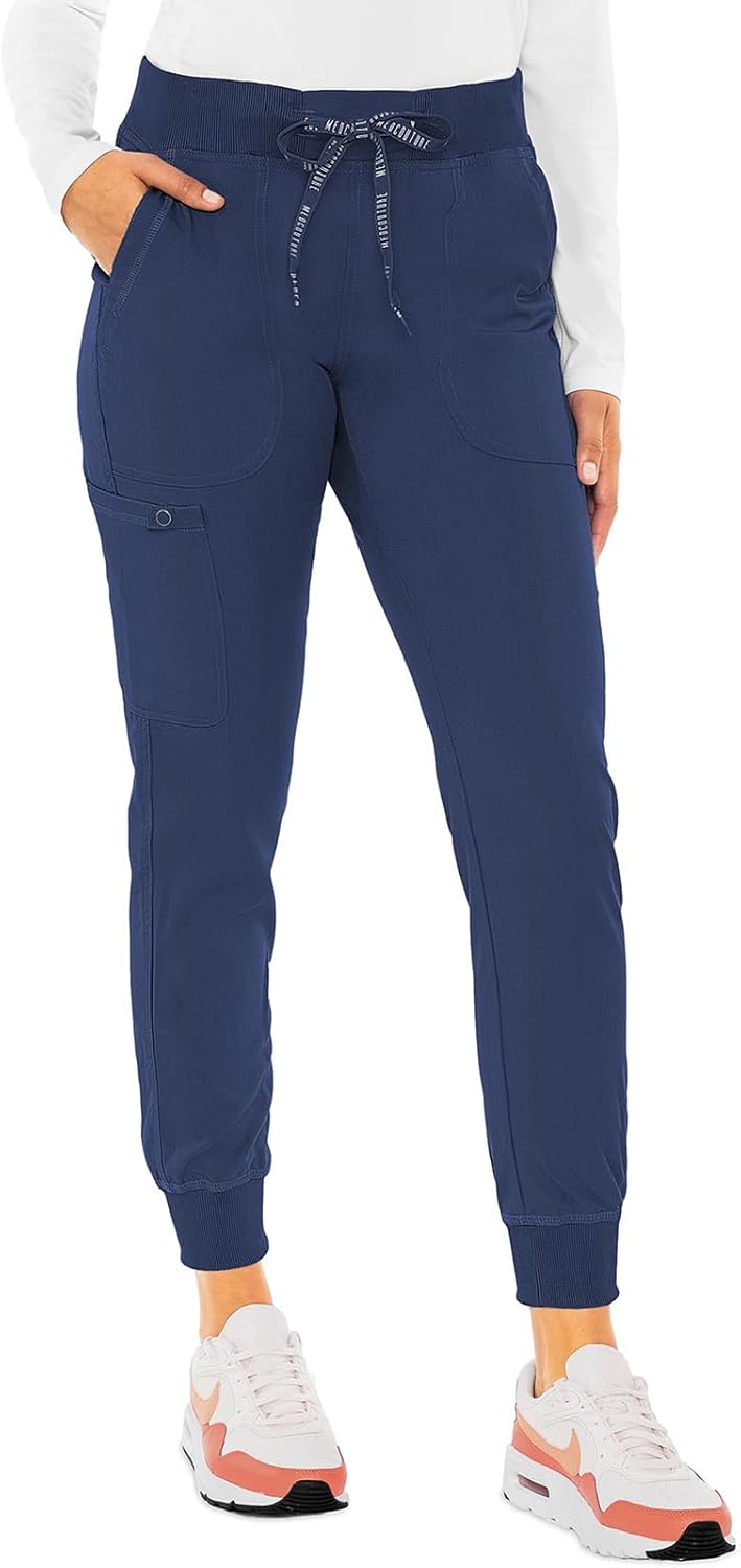 High-Quality Med Couture Scrub Pants, Special Jogger Pants with 5 Pockets, Comfo...