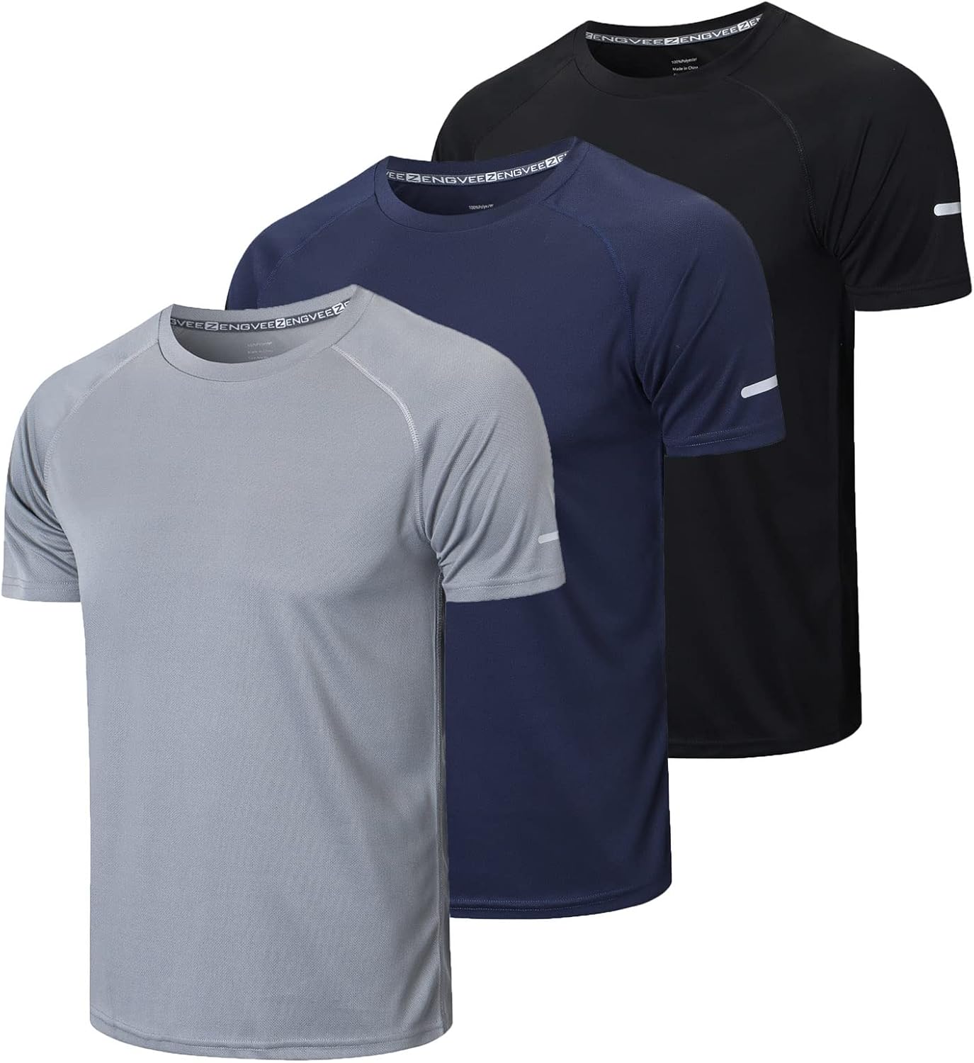 Mens T-Shirts, Special Quick Dry Short Sleeve Tops, Innovative Moisture Wicking...