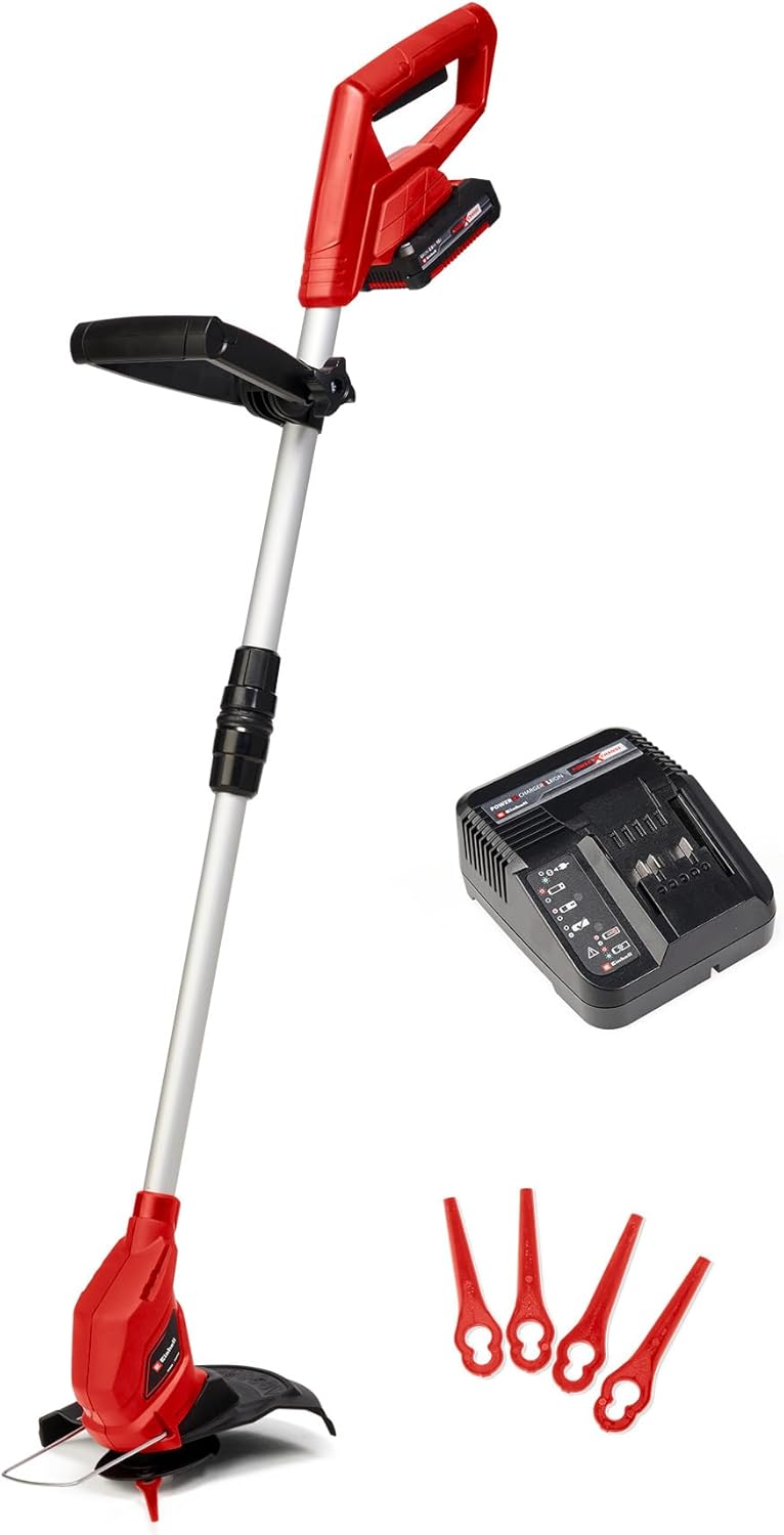 Einhell Power X-Change Cordless Strimmer With Battery And Charger - 18V Lightwei...